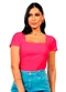 Cobertura - Blusa Ribana Feminina Marrom - variação: Rosa