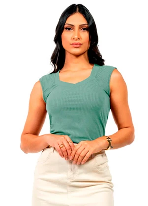 Cobertura - Blusa Ribana Feminina Verde - COBERTURA