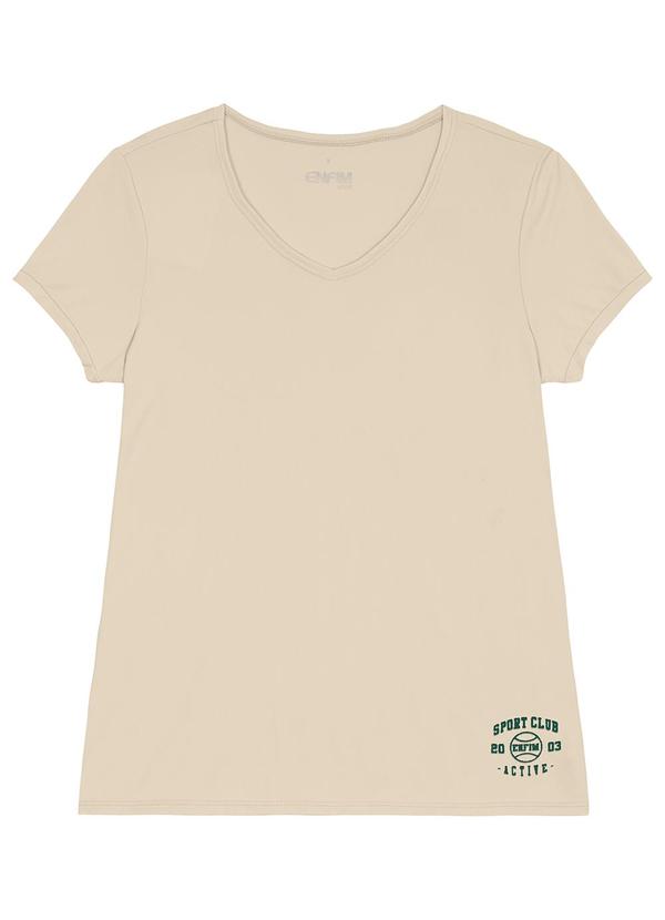 Enfim - Blusa Slim Sport Club Dry Active Off White 4