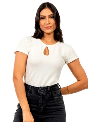 Cobertura - Blusa Termal Feminina Off White - COBERTURA