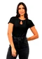 Cobertura - Blusa Termal Feminina Off White - variação: Preto