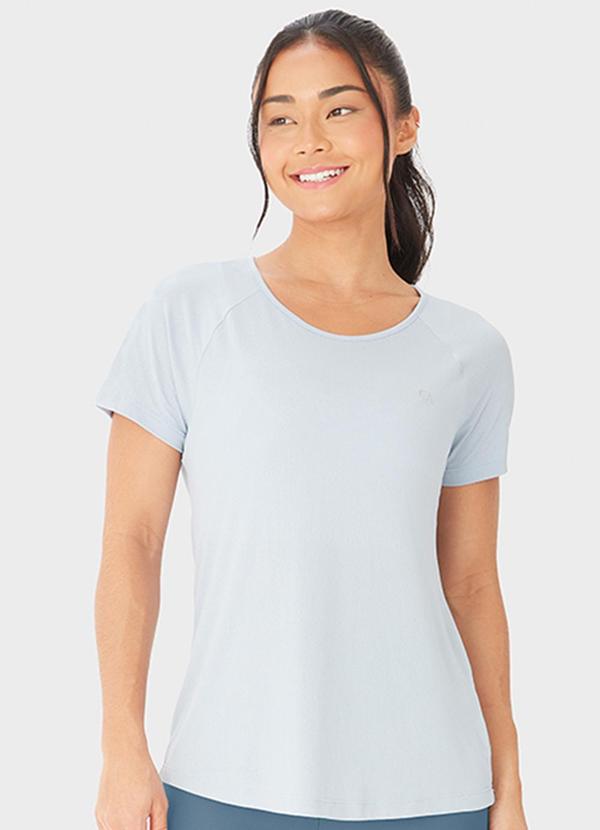Enfim - Blusa Tradicional Creponado Dry Azul