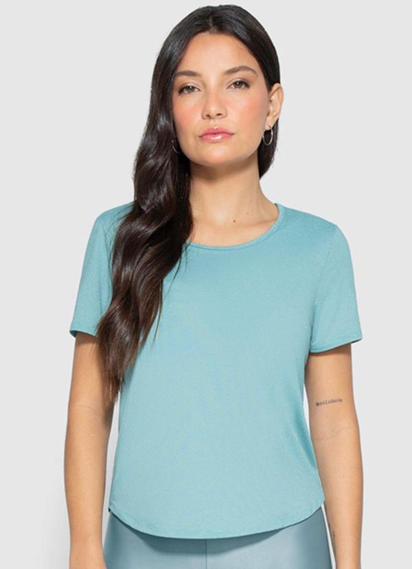 Enfim - Blusa Verde Slim Lycra®