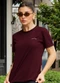 Hiatto Confecção - Camiseta Feminina Dry Azul - variação: Bordo
