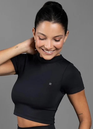 Everfit - Cropped Basic Preto - EVERFIT