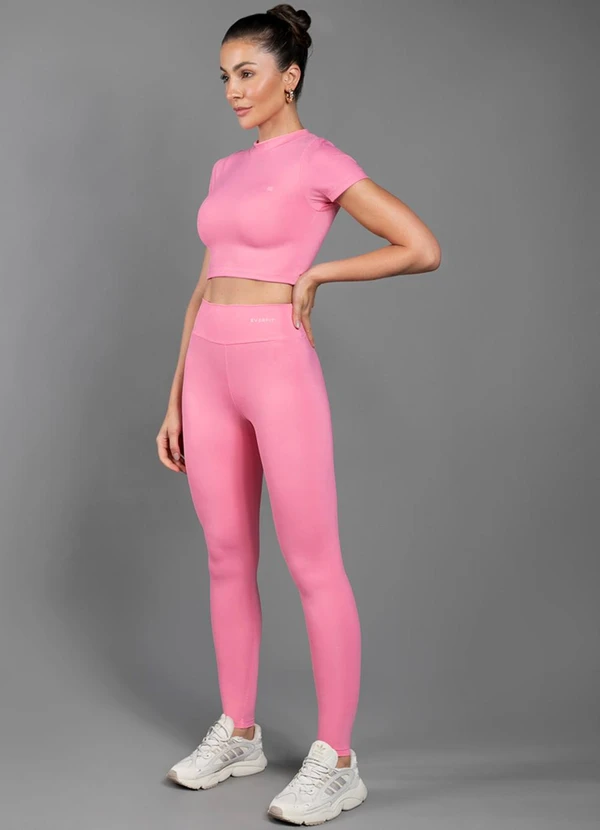 Everfit - Cropped Basic Rosa 3
