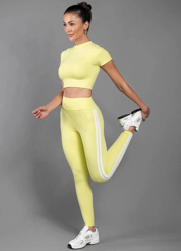 Everfit - Cropped Basic Amarelo 3