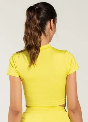 Vouq - Cropped Fitness Fit-Tech Goes com Manga Lima - VOUQ