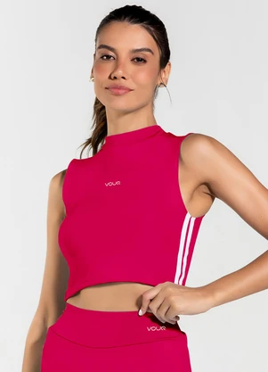 Vouq - Cropped Fitness Fit-Tech Sport Regata Pink - VOUQ