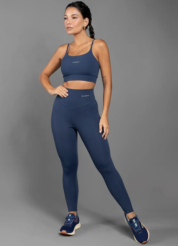 Everfit - Top Alça Basic Azul 3