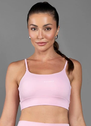Everfit - Top Alça Basic Rosa - EVERFIT
