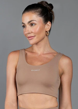 Everfit - Top Basic Marrom - EVERFIT
