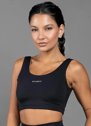 Everfit - Top Basic Preto - EVERFIT