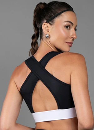 Everfit - Top Run Fitness Preto - EVERFIT