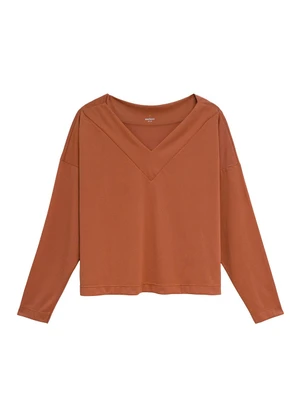 Malwee - Blusa Box Protação Uv Active Caramelo - MALWEE