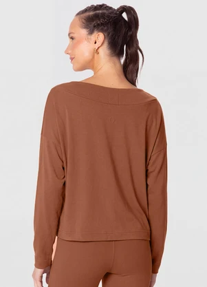 Malwee - Blusa Box Protação Uv Active Caramelo - MALWEE