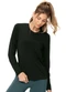 Zee Rucci - Blusa Feminina Manga Longa Proteção Uv Preto - variação: Preto