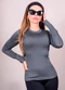 Hiatto Confecção - Blusa Feminina Térmica Segunda Pele Preto - variação: Grafite