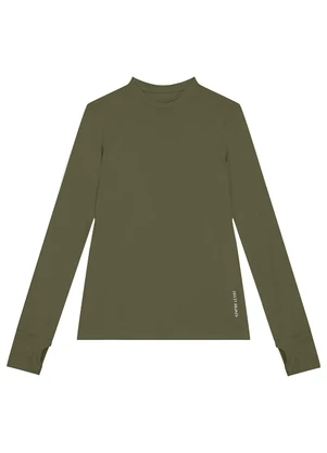 Enfim - Blusa Justa Dry Uv Active Verde Militar - ENFIM