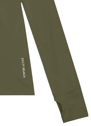 Enfim - Blusa Justa Dry Uv Active Verde Militar - ENFIM
