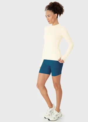 Malwee - Blusa Justa Malha Dry Uv50+ Off White - MALWEE