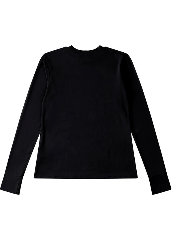 Malwee - Blusa Justa Malha Dry Uv50+ Preto 2