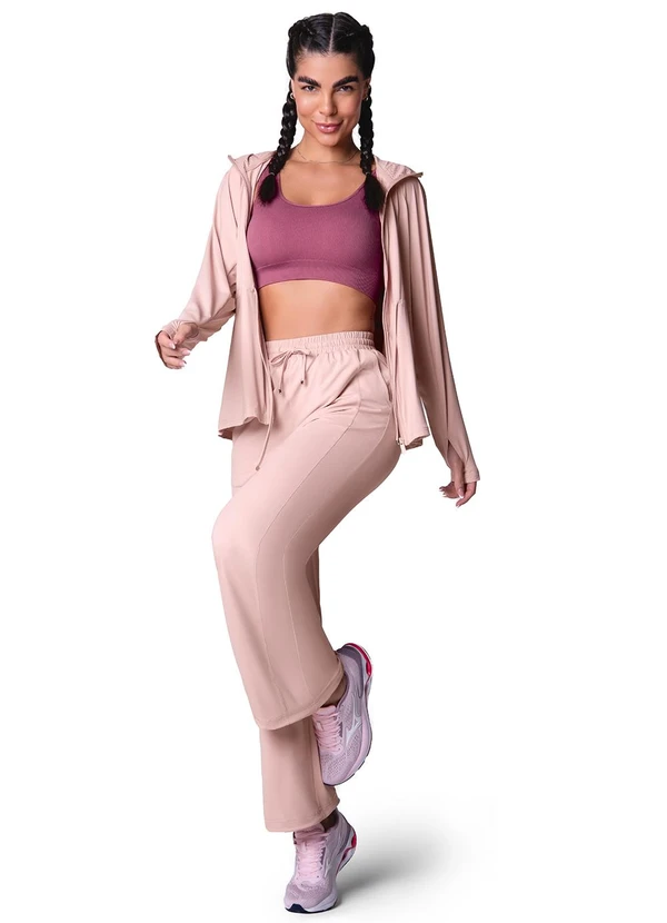Zee Rucci - Calça Fitness Comfort Poliamida Blush Rosa 2