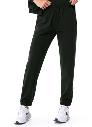 Zee Rucci - Calça Fitness Cós com Elástico e Bolso Preto - ZEE RUCCI