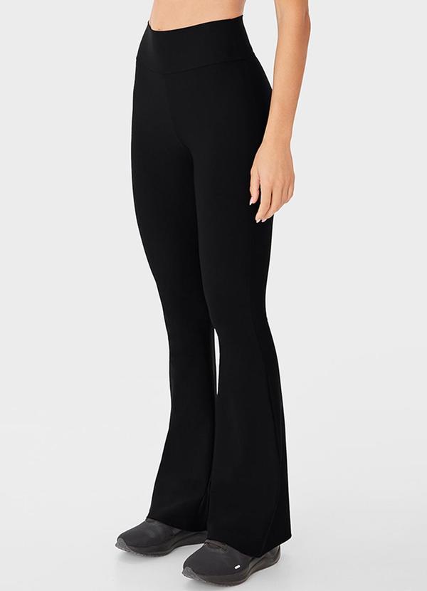Enfim - Calça Flare Uv50+ Active Preto