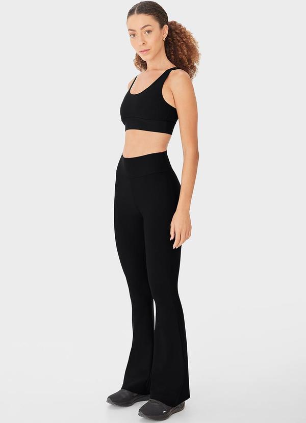 Enfim - Calça Flare Uv50+ Active Preto 2