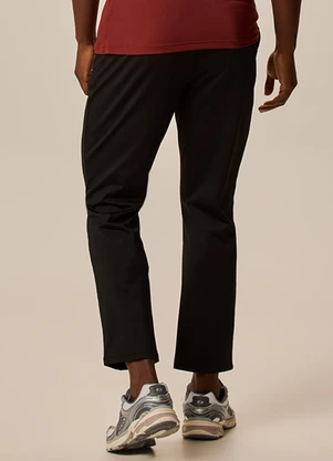 Malwee - Calça Masculina Reta Agasalho Active Preto - MALWEE