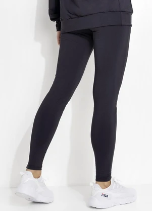 Jancris - Calça Montaria Preto em Malha com Elastano - JANCRIS