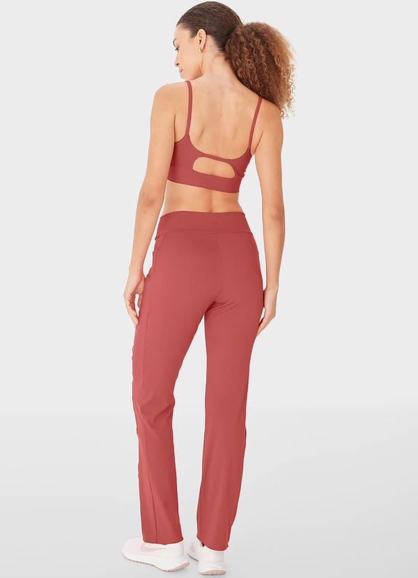Enfim - Calça Reta Dry Fit Active Laranja 5