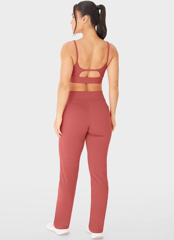 Enfim - Calça Reta Dry Fit Active Laranja 9