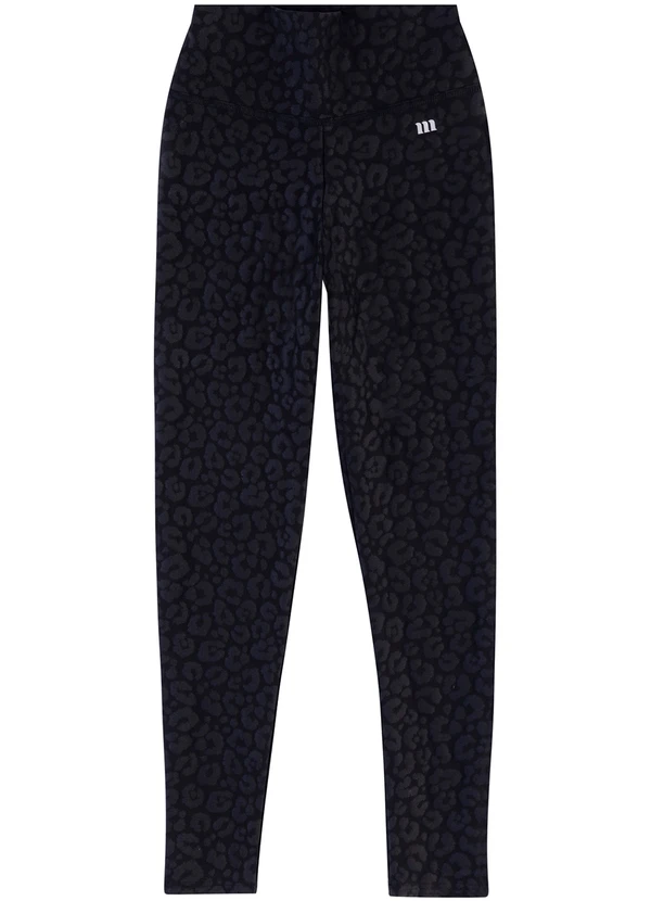 Malwee - Calça Legging Bolso Malha Uv Preto 1