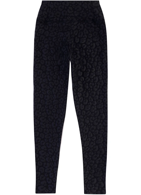 Malwee - Calça Legging Bolso Malha Uv Preto 2