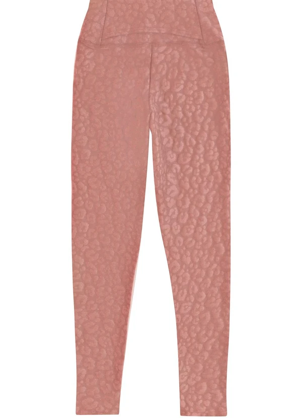 Malwee - Calça Legging Bolso Malha Uv Rosê 1