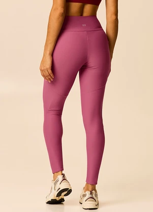 Malwee - Calça Legging Canelada Active Rosa - MALWEE