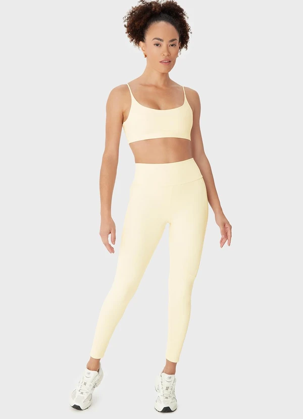 Malwee - Calça Legging Canelada Malha Dry Off White 2
