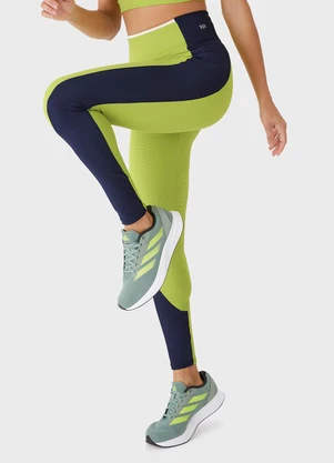 Malwee - Calça Legging Canelada Verde Limão - MALWEE
