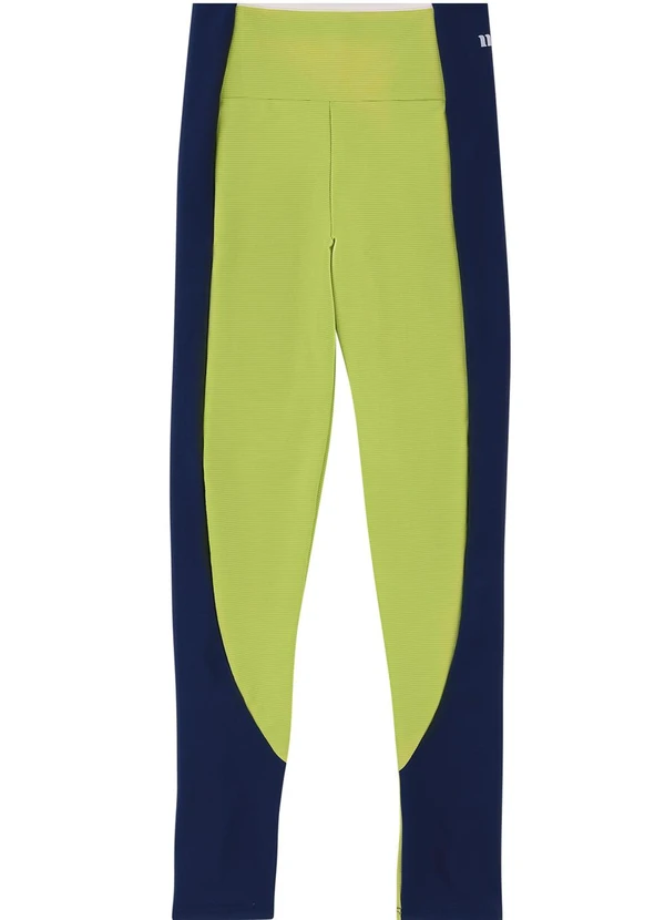 Malwee - Calça Legging Canelada Verde Limão 4