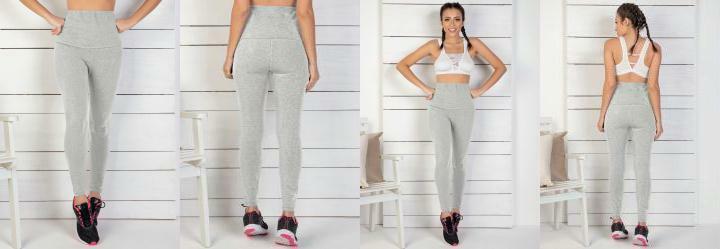 Cal�a Legging Cinza Mescla