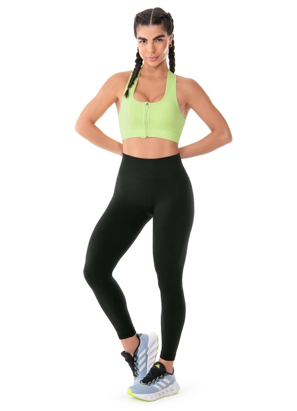 Zee Rucci - Calça Legging com Detalhe Anatômico Preto 3