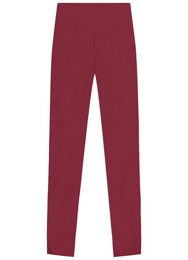 Enfim - Calça Legging com Refletivo Active Bordô