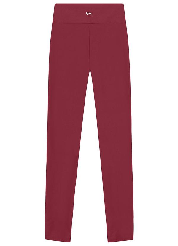 Enfim - Calça Legging com Refletivo Active Bordô 2