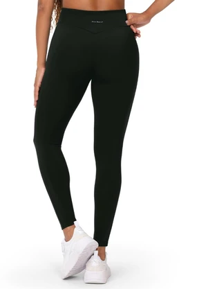 Zee Rucci - Calça Legging Compressão Cós Anatômico Preto - ZEE RUCCI