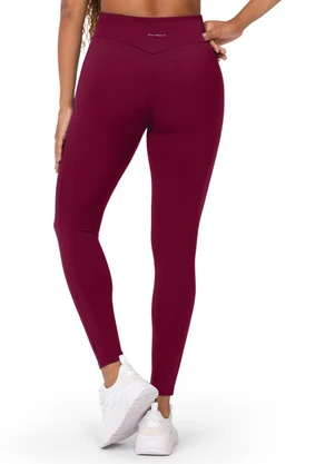 Zee Rucci - Calça Legging Compressão Cós Anatômico Vermelho - ZEE RUCCI