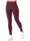 Zee Rucci - Calça Legging Fitness Jacquard Cós Alto Preto - variação: Vermelho Bordeaux