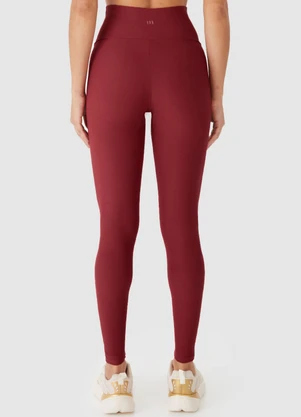 Malwee - Calça Legging Creponada Vermelho - MALWEE