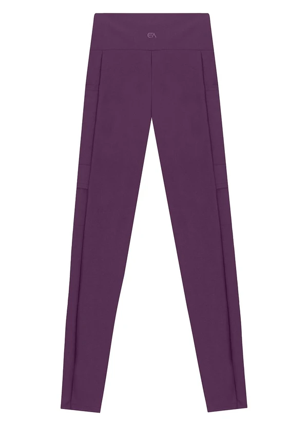 Enfim - Calça Legging Dry com Bolso Active Roxo 2